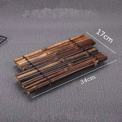 Bamboo Sushi Serving Boat Set - Enhance Your Culinary Presentation - Très Elite