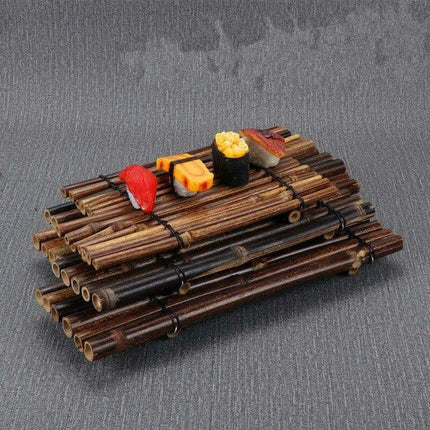 Bamboo Sushi Serving Boat Set - Enhance Your Culinary Presentation - Très Elite