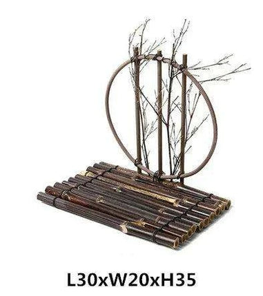 Bamboo Sushi Serving Boat Set - Enhance Your Culinary Presentation - Très Elite