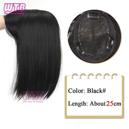 Bangs & Volume: Clip-In Hair Topper for Instant Transformation - Très Elite