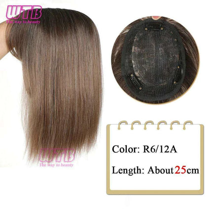 Bangs & Volume: Clip-In Hair Topper for Instant Transformation - Très Elite