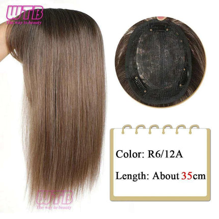 Bangs & Volume: Clip-In Hair Topper for Instant Transformation - Très Elite