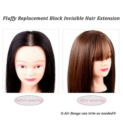 Bangs & Volume: Clip-In Hair Topper for Instant Transformation - Très Elite