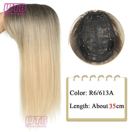 Bangs & Volume: Clip-In Hair Topper for Instant Transformation..