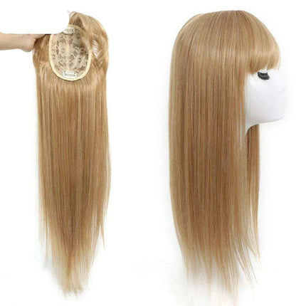 Bangs & Volume: Clip-In Hair Topper for Instant Transformation - Très Elite