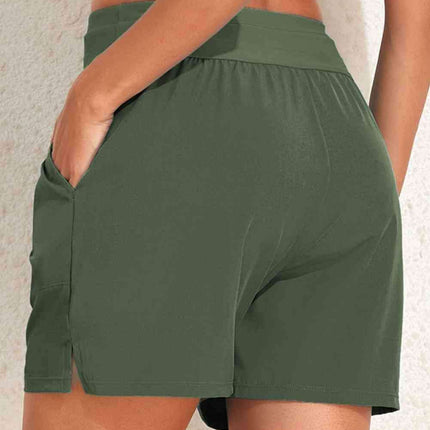 Beach Vibes Functional Swim Shorts with Pockets - Très Elite