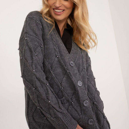 Beaded Charm Cardigan - Très Elite