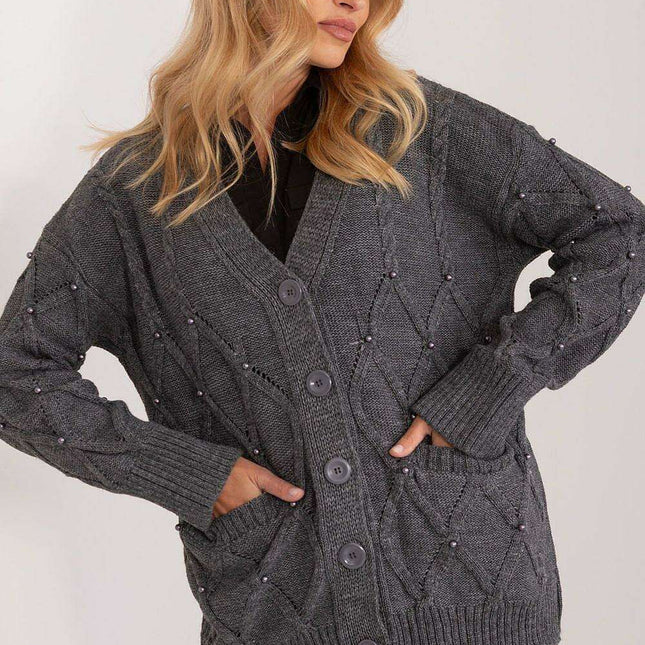 Beaded Charm Cardigan