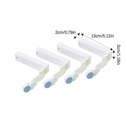Bedding Clip Set - Adjustable Fasteners for a Tidy Bed Transformation..