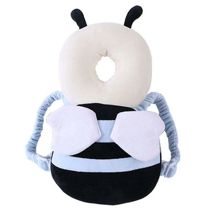 Bee-Themed Toddler Safety Backpack with Adjustable Headguard for Safe Adventures
