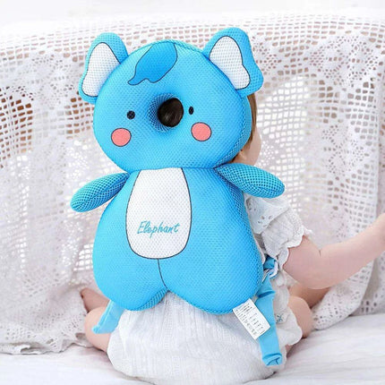 Bee-Themed Toddler Safety Backpack with Adjustable Headguard for Safe Adventures