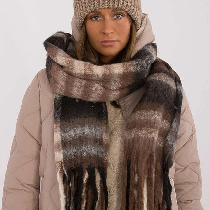 Beige Acrylic Cap With Patch Adjustable Fold Hat For Women - Très Elite