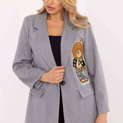Beige Blazer Model 204977 For Modern Wardrobe Essentials - Très Elite