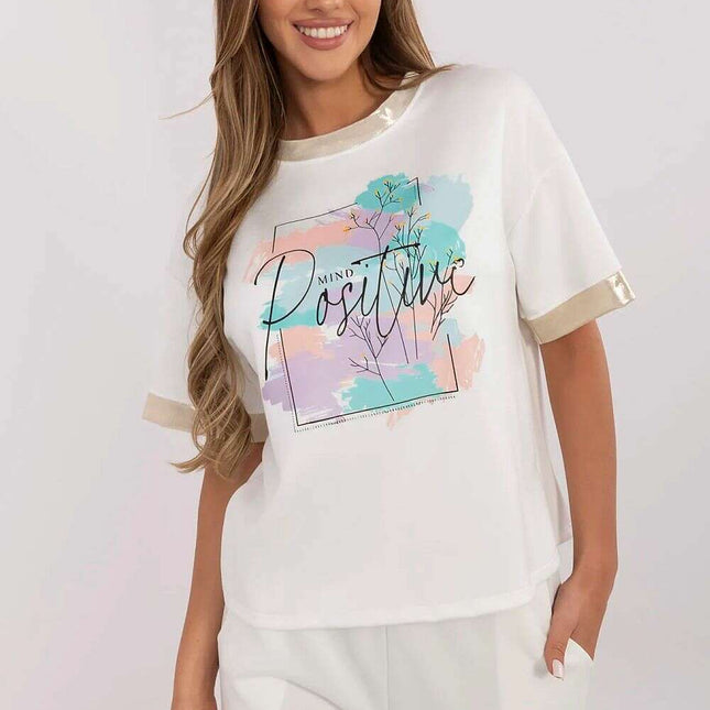 Beige Blouse Model 212040 Comfortable Everyday Shirt