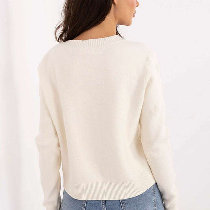 Beige Cardigan For Women 216676 Office Ready Everyday Wear - Très Elite