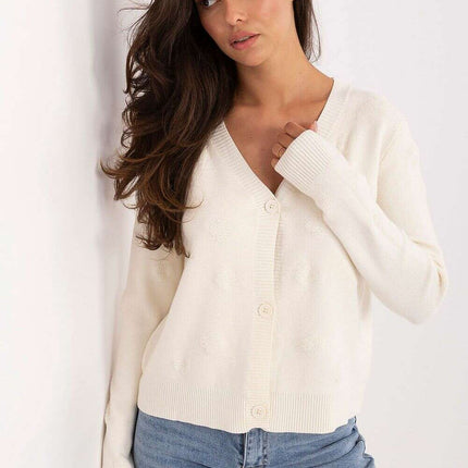 Beige Cardigan For Women 216676 Office Ready Everyday Wear