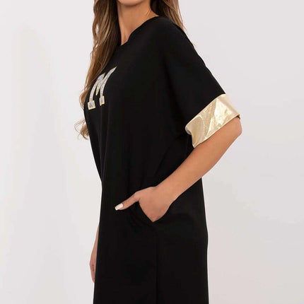 Beige Daydress Model 208971 Oversized Sweatshirt Dress - Très Elite