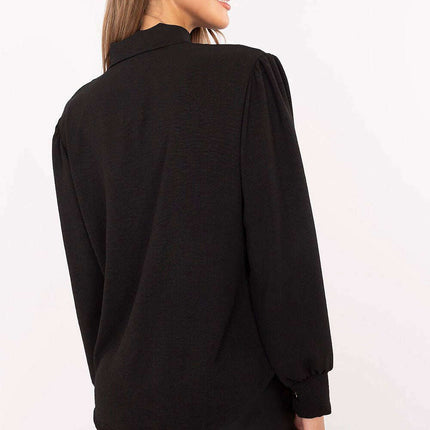 Beige Elegant Long Sleeve Shirt Model 203932 For Women - Très Elite