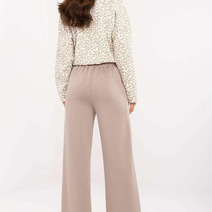 Beige High Waist Tracksuit Trousers Model 206945 Women - Très Elite