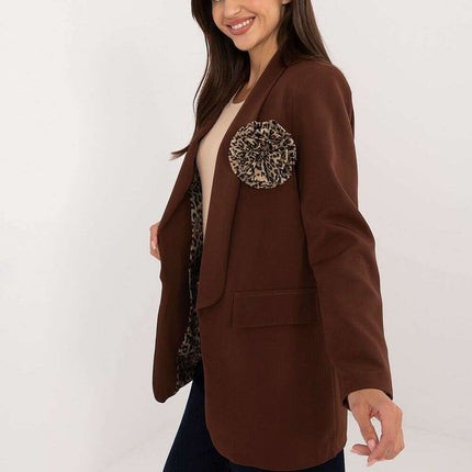 Beige Jacket Model 200299 For Professional Women Officewear - Très Elite