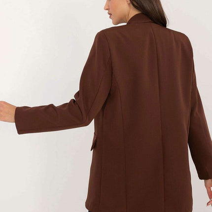Beige Jacket Model 200299 For Professional Women Officewear - Très Elite