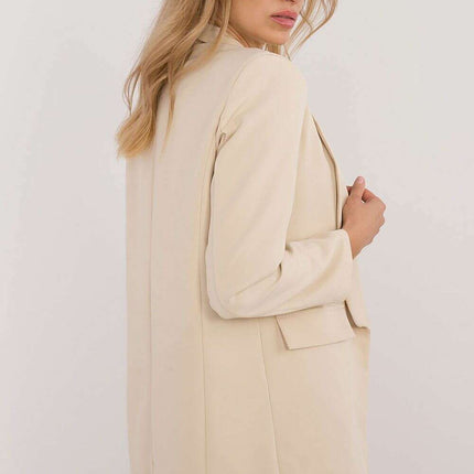 Beige Jacket Model 200299 For Professional Women Officewear - Très Elite