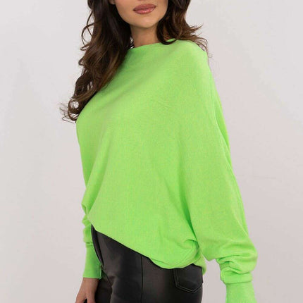 Beige Oversized Jumper 203809 Viscose Blend Sweater - Très Elite