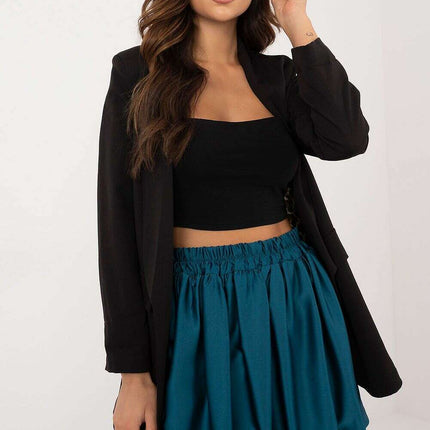 Beige Short Skirt Model 201776 Mini Bomber Style Chic