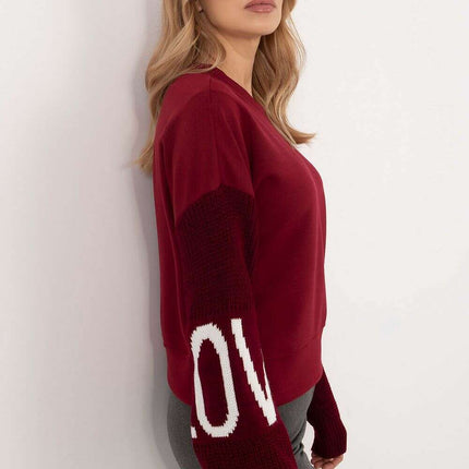 Beige Sweatshirt Model 202844 For Women Casual Wear - Très Elite