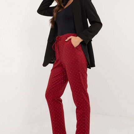 Beige Tracksuit Trousers Model 201859 Elegant Everyday Wear - Très Elite