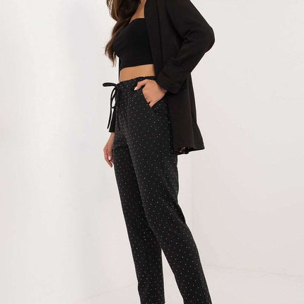 Beige Tracksuit Trousers Model 201859 Elegant Everyday Wear - Très Elite