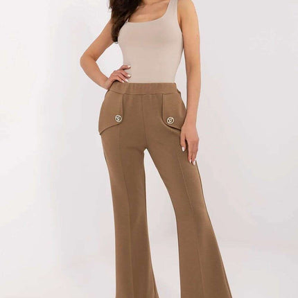 Beige Tracksuit Trousers Model 210961 for Women Versatile - Très Elite