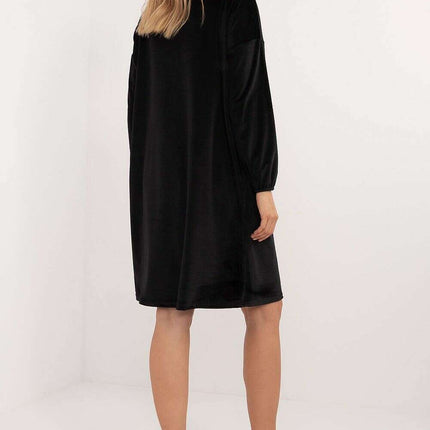 Beige Velour Daydress 201581 With Comfortable Everyday Fit - Très Elite