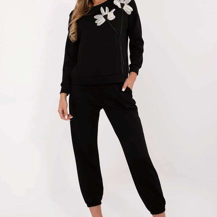 Beige Womens Cozy Hoodie And Pants Set 209689 Everyday - Très Elite