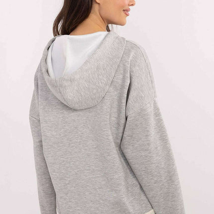 Beige Womens Sweatshirt Model 206629 Cozy Everyday Comfort - Très Elite