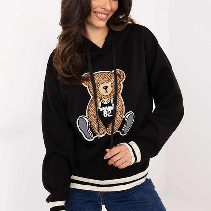 Beige Womens Sweatshirt Model 206629 Cozy Everyday Comfort - Très Elite