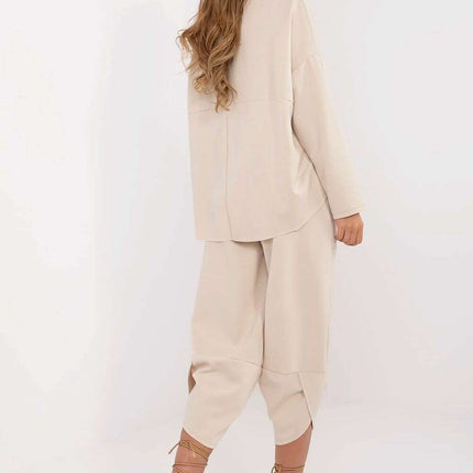 Beige Women's Tracksuit Set 209489 Daily Comfort Fit - Très Elite