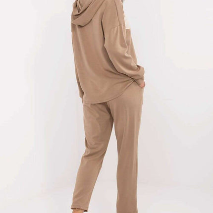 Beige Womens Tracksuit Set 209695 Casual Comfort Everyday - Très Elite