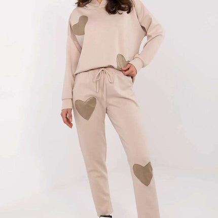 Beige Womens Tracksuit Set 209695 Casual Comfort Everyday - Très Elite