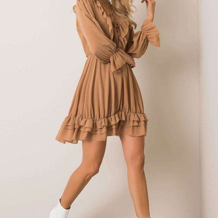 Bella Elegance Frill-Trimmed Daydress - Très Elite