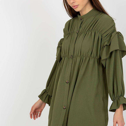 Bella Elegant Ruffled Long Sleeve Shirt - Très Elite
