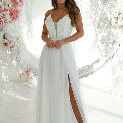 Bicotone Charming Lace A-Line Dress - Très Elite
