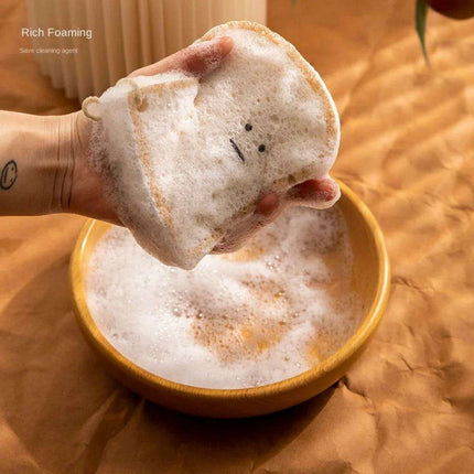 Biodegradable Toast-Shaped Cleaning Sponge Set - Très Elite