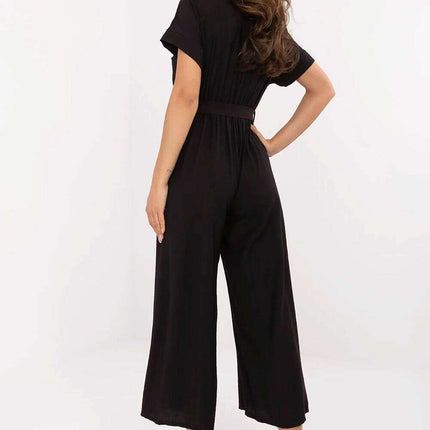 Black Jumpsuit Model 213075 For Everyday Wear Comfort - Très Elite