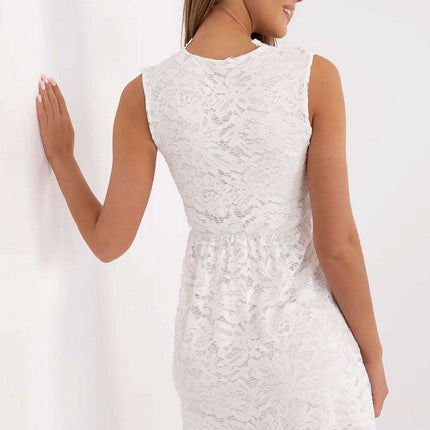 Black Lace Short Dress 212030 Sweetheart Neckline Elegant - Très Elite
