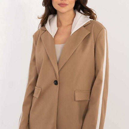 Black Sports Jacket With Detachable Hood All Seasons - Très Elite