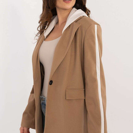 Black Sports Jacket With Detachable Hood All Seasons - Très Elite