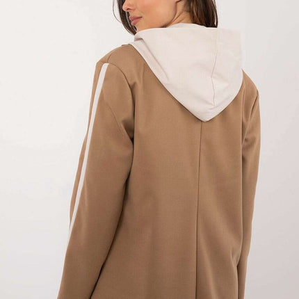 Black Sports Jacket With Detachable Hood All Seasons - Très Elite