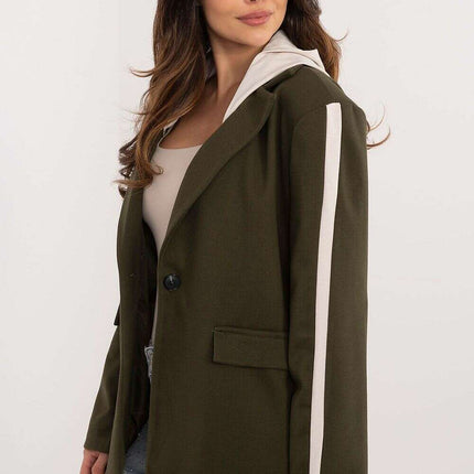 Black Sports Jacket With Detachable Hood All Seasons - Très Elite