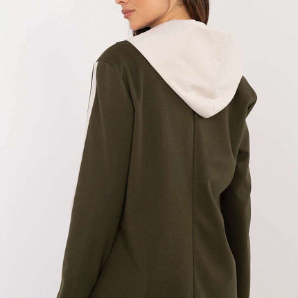 Black Sports Jacket With Detachable Hood All Seasons - Très Elite